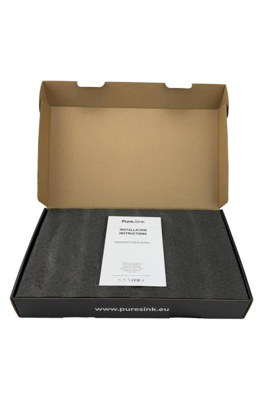 Pure.Sink Elite Steel Spark-S keukenkraan PVD Gun metal met uittrekbare uitloop PS8041-61