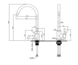 Pure.Sink Elite Steel Stream keukenkraan RVS PS8044-02