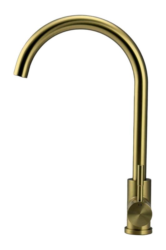 Pure.Sink Elite Steel Stream keukenkraan PVD geborsteld goud  PS8044-60