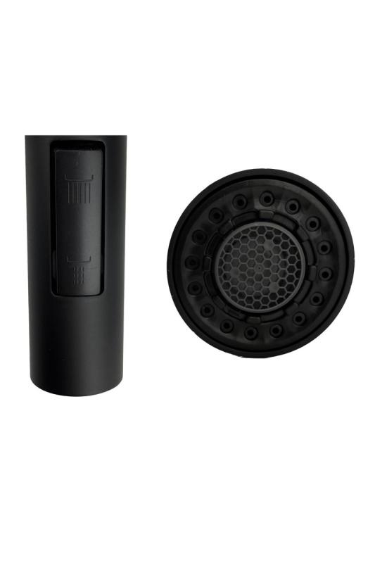 Pure.Sink Elite Steel Stream-S keukenkraan Matzwart met uittrekbare uitloop PS8045-10