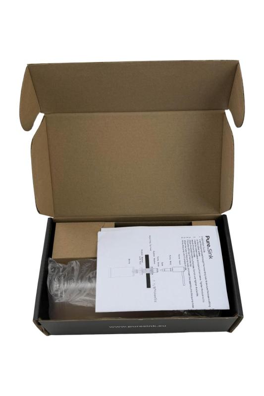 Pure.Sink Elite Steel Shine  inbouw Zeepdispenser RVS van boven navulbaar PS9010-02