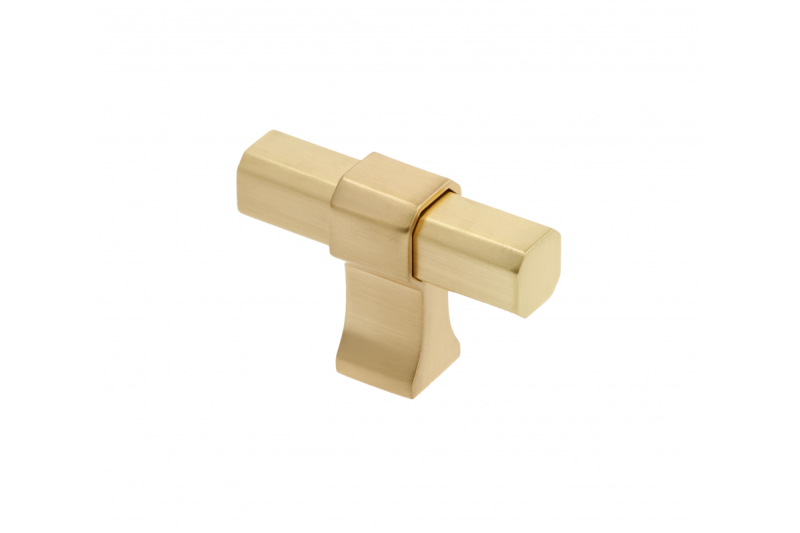 Furniture knob GTV IMPERIAL, ZnAl, brushed gold
