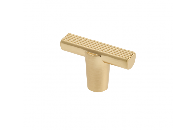 Furniture knob GTV RAY, ZnAl, brushed gold