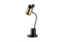 Desk lamp MOUSE , 0505, max.250V, 50/60Hz, 1*E27, max.25 W, dia.8 cm, IP20, black/gold