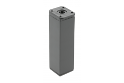 Foot dakp-26 100 mm (black) square 40x40