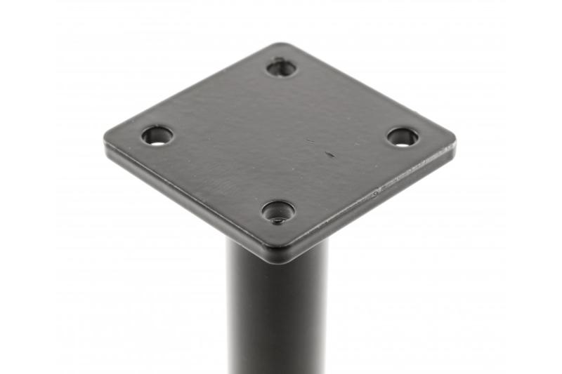 GTV RONDA SIMPLE furniture leg, cantilevered, H=150 mm, fi25 mm, steel, matt black