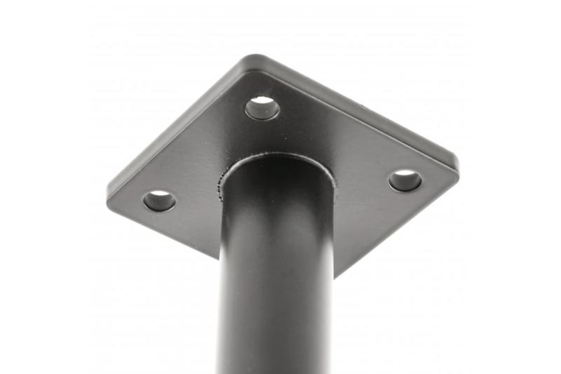 GTV RONDA SIMPLE furniture leg, cantilevered, H=150 mm, fi25 mm, steel, matt black