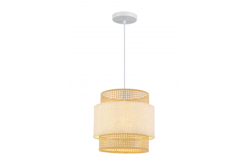 Ceiling luminaire ABRA, 6168, AC220-240V, 50/60Hz, 1*E27, max.40W, IP20, avg. 40 cm, cream