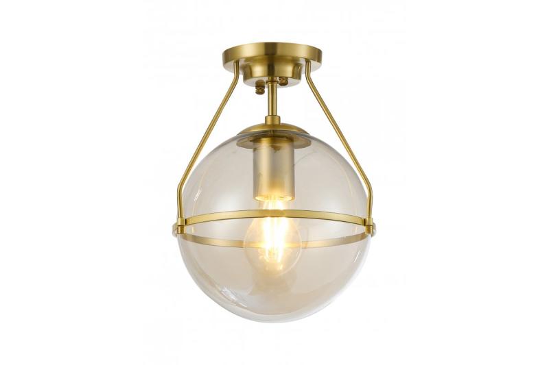 Ceiling luminaire DROP , 5376, AC220-240V, 50/60Hz, 1*E27, max.25W, di.21 cm, gold