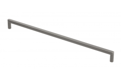 Furniture handle GTV NYXA, C=320 mm, L=330 mm, ZnAl, light graphite