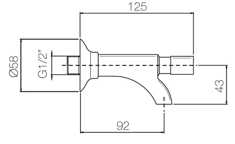 PB Garden Kraan met Frontale Knop 1208969796