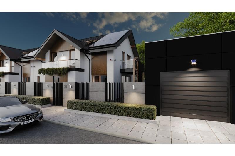 Zonne-verlichtingsarmatuur met bewegings- en schemeringsdetector DAVOS, LED, 1000lm, 4000K, 2000mAh, IP54, wit