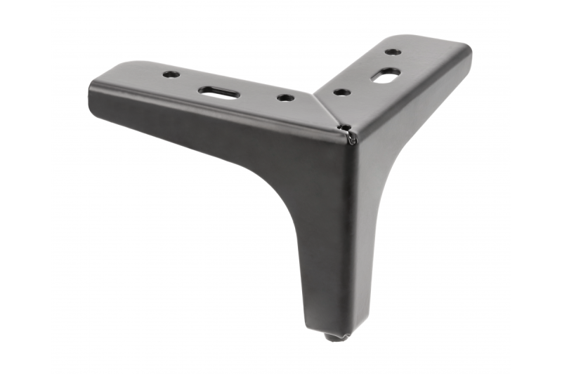 Stalen voet STGY 135x135 h=100mm matzwart