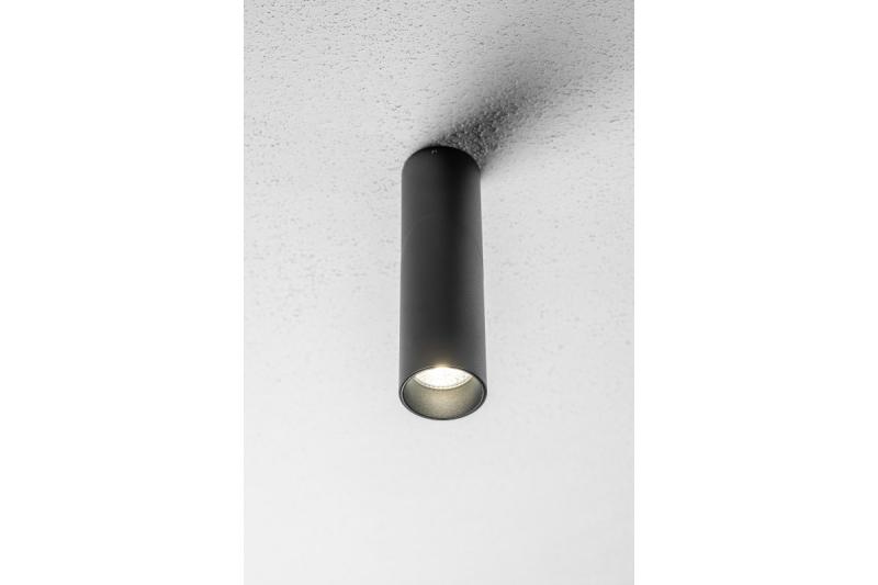 Plafondlamp VIRGO, max. 250V, 50/60Hz, 57x152mm, IP20, max. 20W, Rond, Zwart