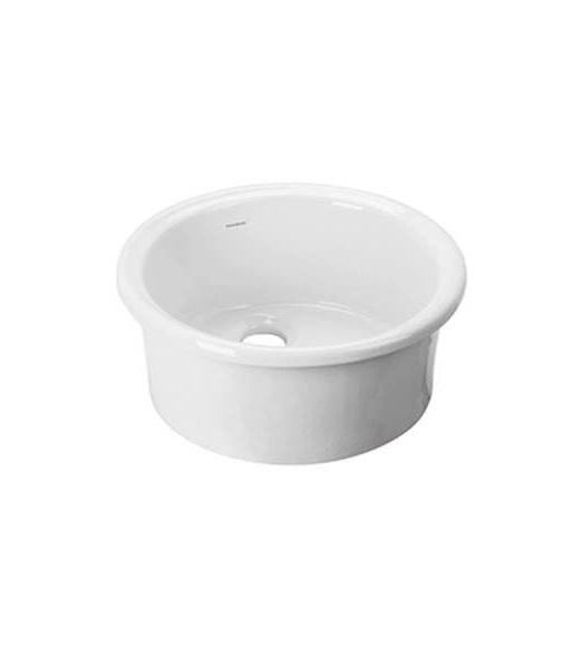 Ausmann Ceramic Brook  keramische witte ronde spoelbak opbouw  1208970092