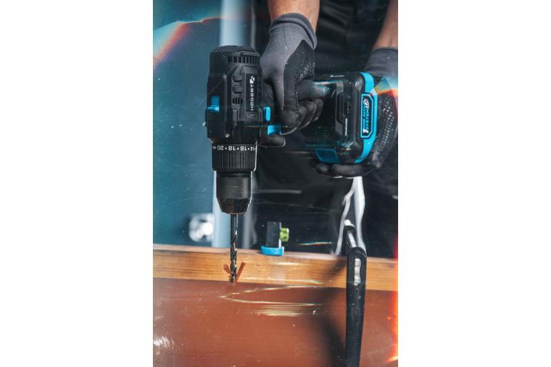 Högert Brushless accuschroevendraaier 18V voor hout, metaal