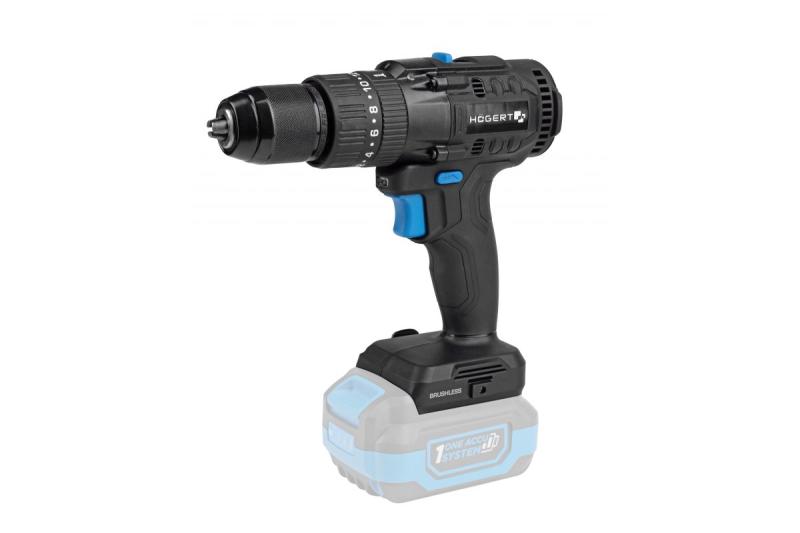 Högert Borstelloze accu klopboormachine 18V voor baksteen, steen, hout, metaal en kunststof