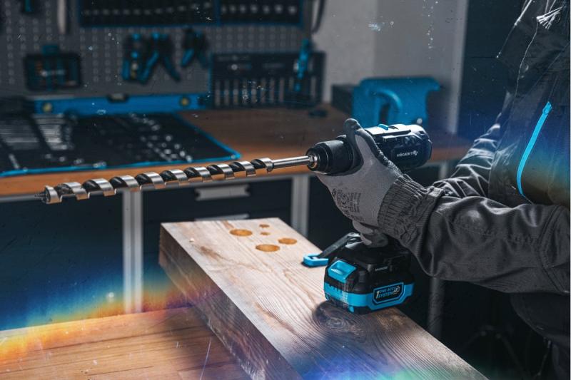 Högert Borstelloze accu klopboormachine 18V voor baksteen, steen, hout, metaal en kunststof