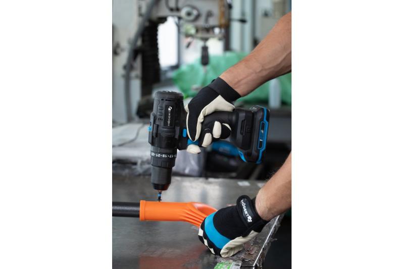 Högert krachtige accuklopboormachine, borstelloos, 18V