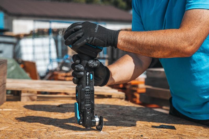 HÖGERT krachtig snoerloos multifunctioneel gereedschap, 18V, zonder accu