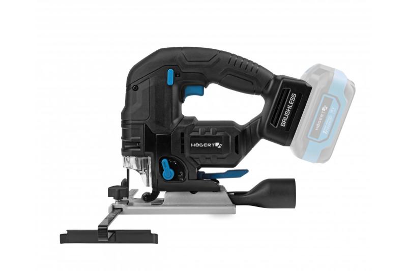 HÖGERT accu-decoupeerzaag, 18V, antivibratiehandgreep - zonder accu