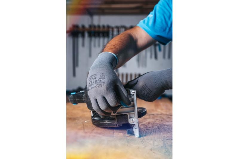 HÖGERT accu cirkelzaag, 18V, zonder accu, stofzuigeraansluiting