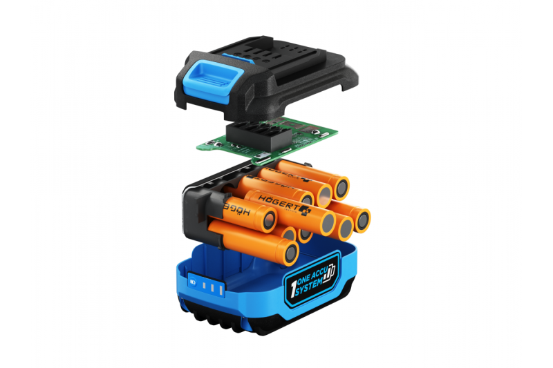 HÖGERT oplaadbare accu 4.0 Ah 18 V