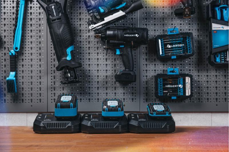 HÖGERT oplaadbare accu 6.0 Ah 18 V