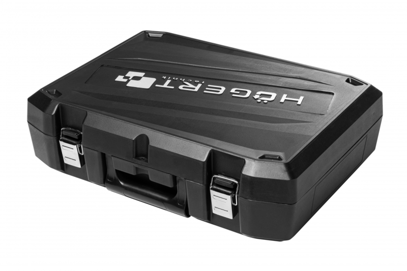 HÖGERT accuboormachine 18V, set met accu, oplader, bithouder, borenmagazijn