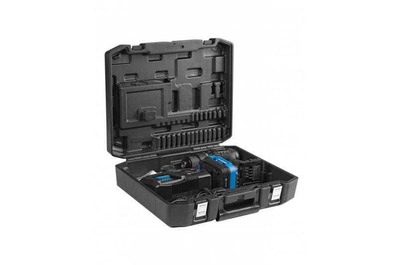 HÖGERT accuboormachine 18V, set met accu, oplader, bithouder, borenmagazijn