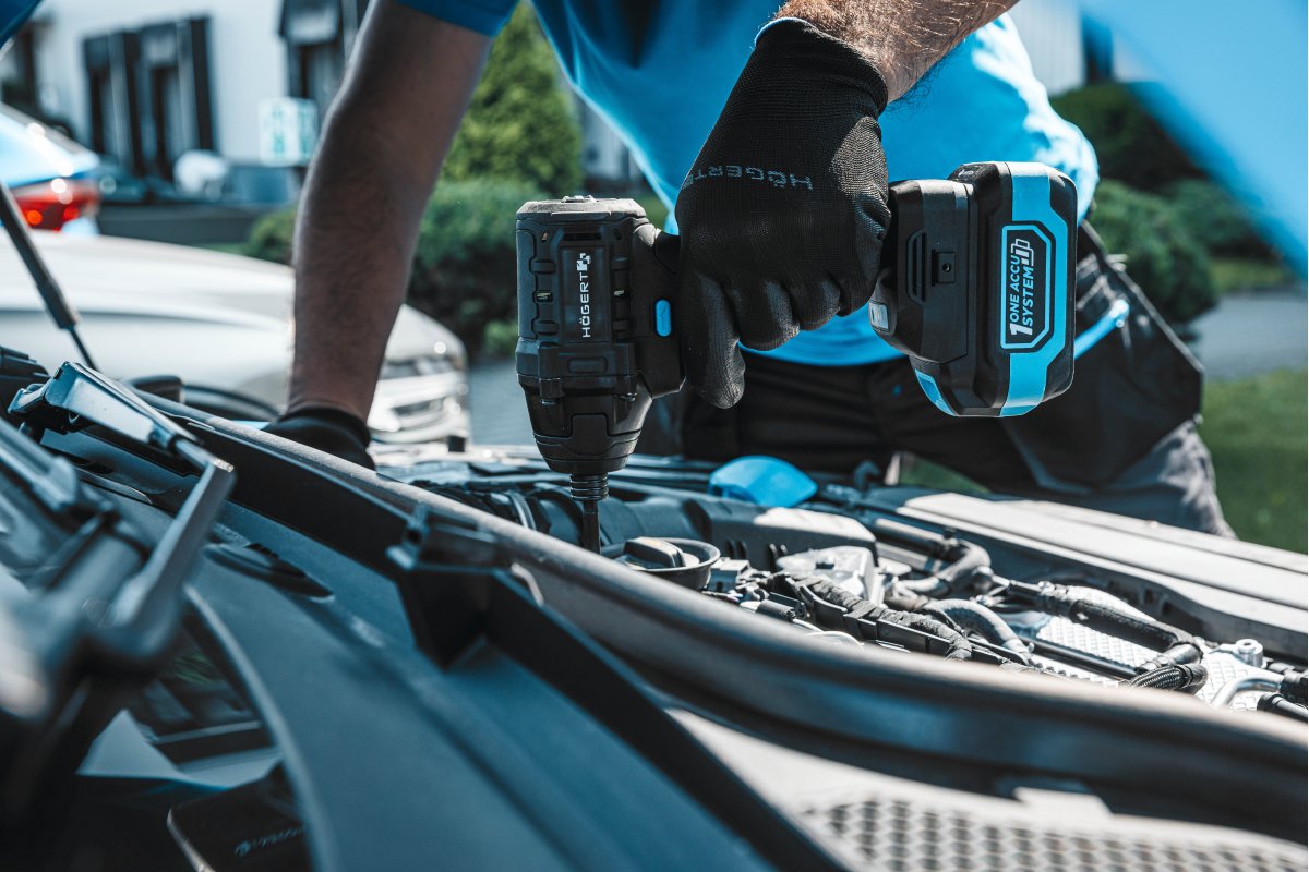 HÖGERT accuslagmoersleutelset 200 Nm 18V met borstelloze motor - Productafbeelding 22