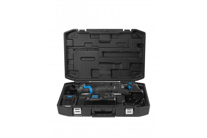 HÖGERT accu-reciprozaagset, 18V, borstelloos, accu, oplader, accessoires