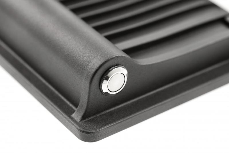 Zonnevloedlicht LUMOS II, LED, 2000lm, 6400K, 2600mAh vervangbaar, IP65, zwart