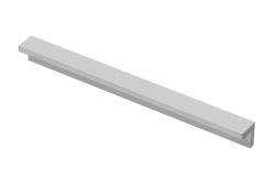 Aluminium handgreep A3 C=192mm aluminium