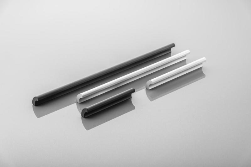 Aluminium handgreep KAPPA C=288mm aluminium