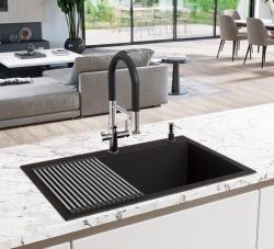 Ausmann Claridge 3-Weg Keukenmengkraan met Flexibele Uitloop en Gefilterd Water – RVS - 1208970505