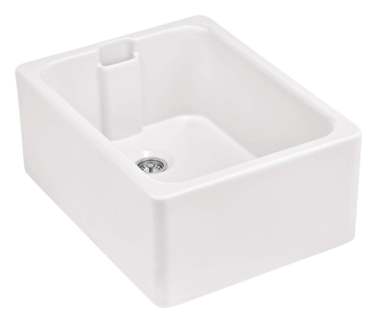 Ausmann Ceramic Haven Keramische Witte Spoelbak - Opbouw, Onderbouw en Tussenbouw 595 x 455 mm 1208970513