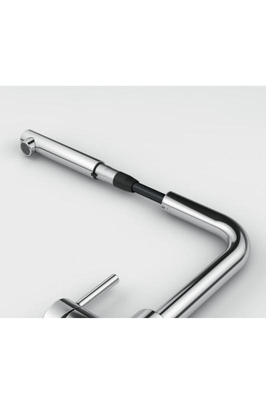 Franke Lina L Keukenkraan Chroom met Uittrekbare Uitloop 115.0712.420