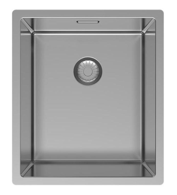 Pure.Sink Exclusivo RVS spoelbak 34x40 cm 10mm radius onderbouw, vlakbouw en opbouw PEX3440-02