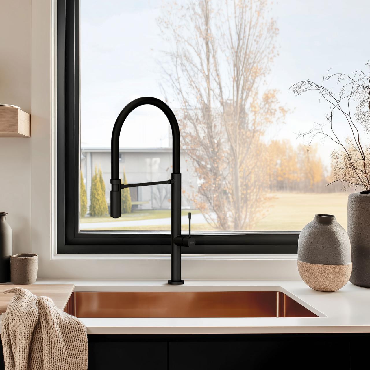 Pure.Sink Exclusivo Koperen spoelbak 50x40 cm 10mm radius onderbouw, vlakbouw en opbouw PEX5040-62 - Productafbeelding 2