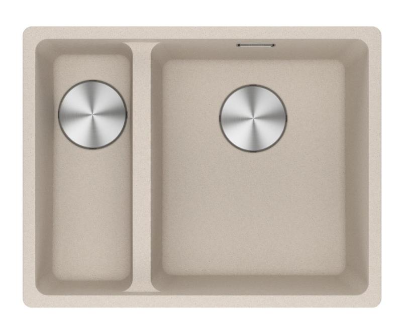 Franke Maris MRG 260-34-15 Fragranite Coffee cream spoelbak Bak Rechts vlakinbouw 135.0725.669