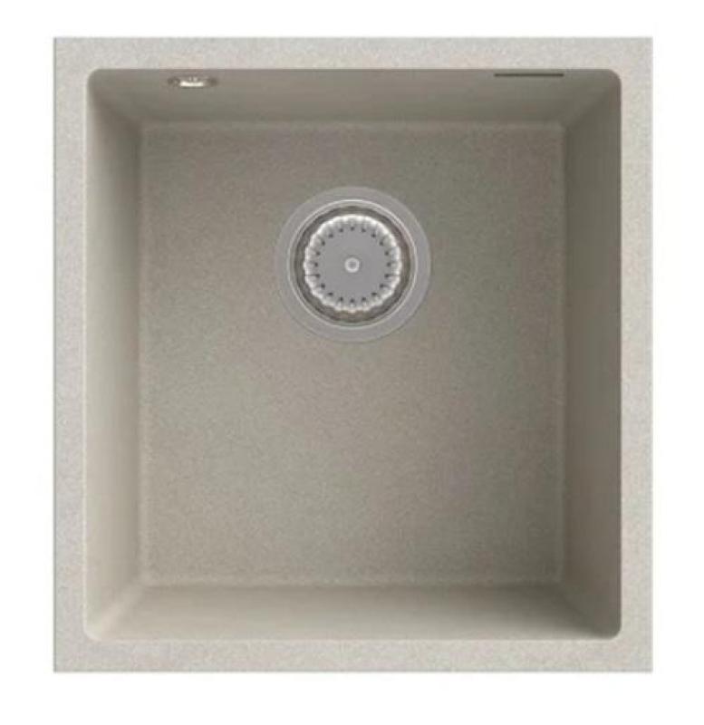 Graniteland Miniva Granieten Spoelbak Beige onderbouw 385x410 mm 1208971451