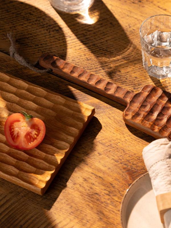 Woodsea Dunes Oak M - Eikenhouten Dunes snijplank  34x26cm 1208971546