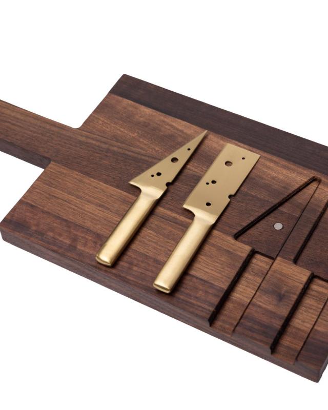 Woodsea Cheese Walnut S - Walnoothouten Kaasplank 42x20cm 1208971558