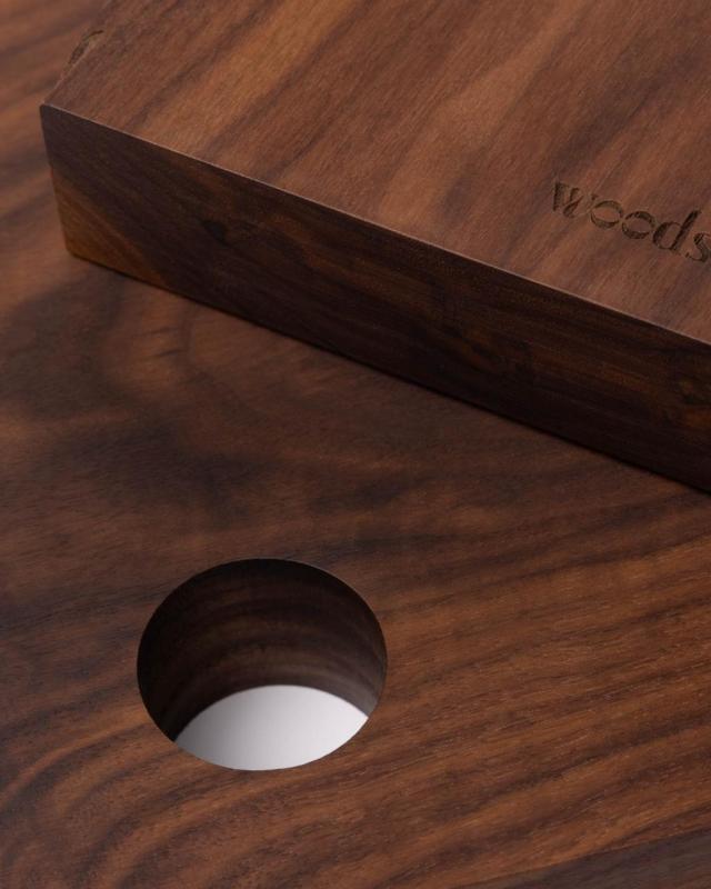 Woodsea Block Walnut M - Walnoothouten hakblok 33x22 cm 1208971606