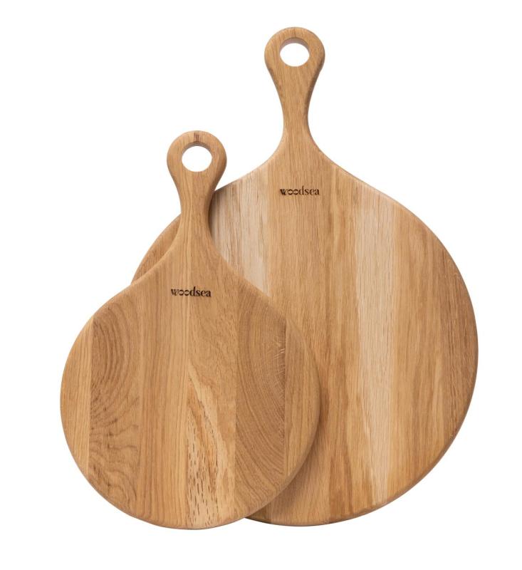 Woodsea Native S - Eikenhouten Pizzaplank Rond Ø25x2 cm 1208971611