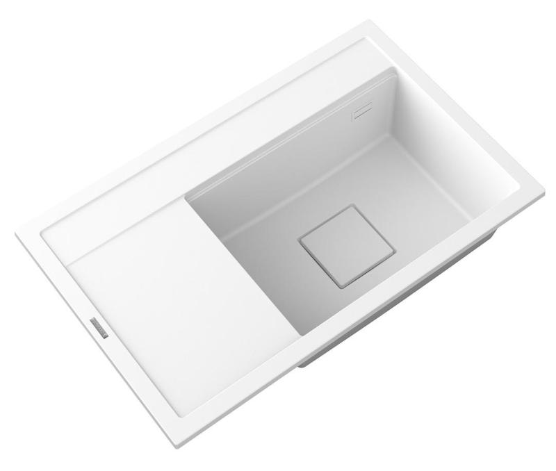 Graniteland Seta Granieten Witte Spoelbak opbouw 80x50 cm 1208971618