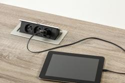 SOFT uittrekbaar stopcontact, stroomkabel 1,5m