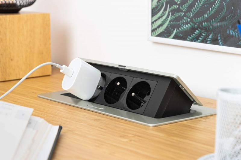 SOFT uittrekbaar stopcontact, stroomkabel 1,5m