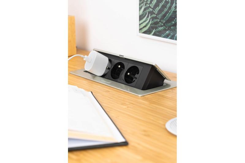 SOFT uittrekbaar stopcontact, stroomkabel 1,5m